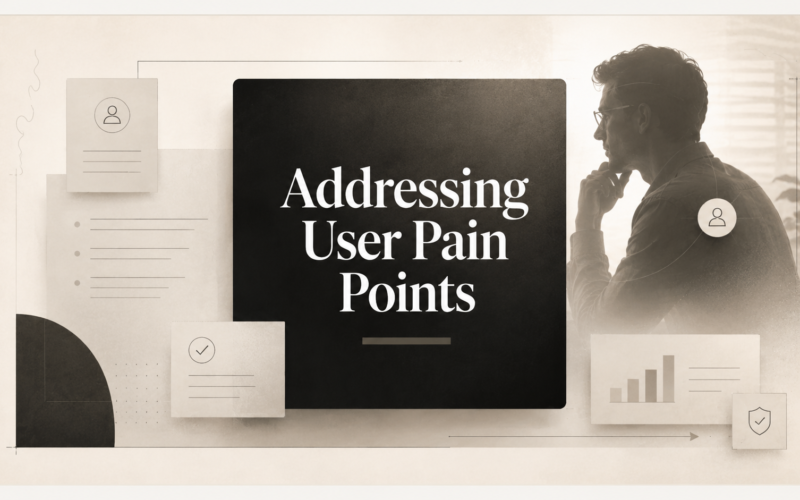 addressing user pain points - my top 3 tips in a blog article