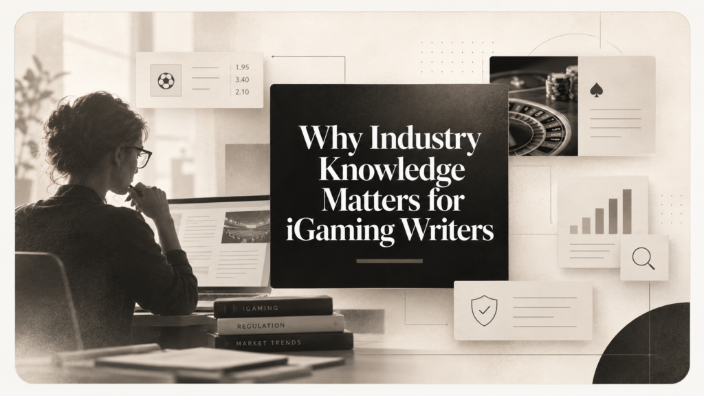 why knowing the industry matters for an igaming writer
