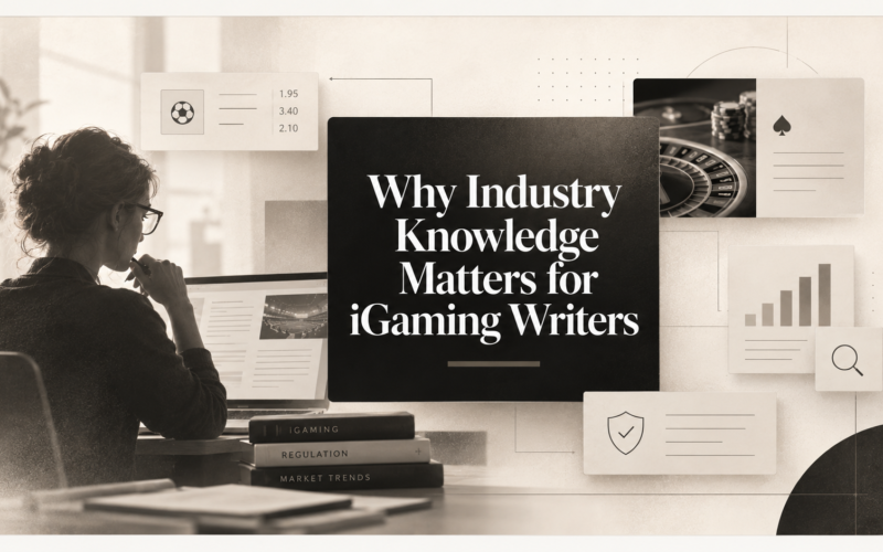 why knowing the industry matters for an igaming writer